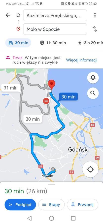 Ferienwohnung Przytulna Kawalerka Z Ogrodem Danzig Exterior foto
